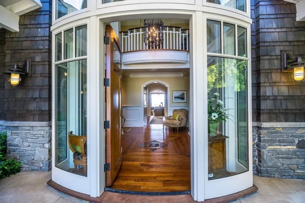 Curved Glass Entry Doors - The Install Company
