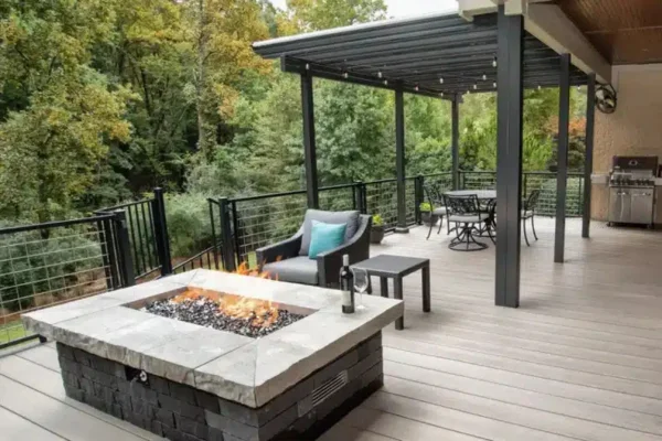 Fire Feature Integration and Evening Ambiance Design - The Install Company