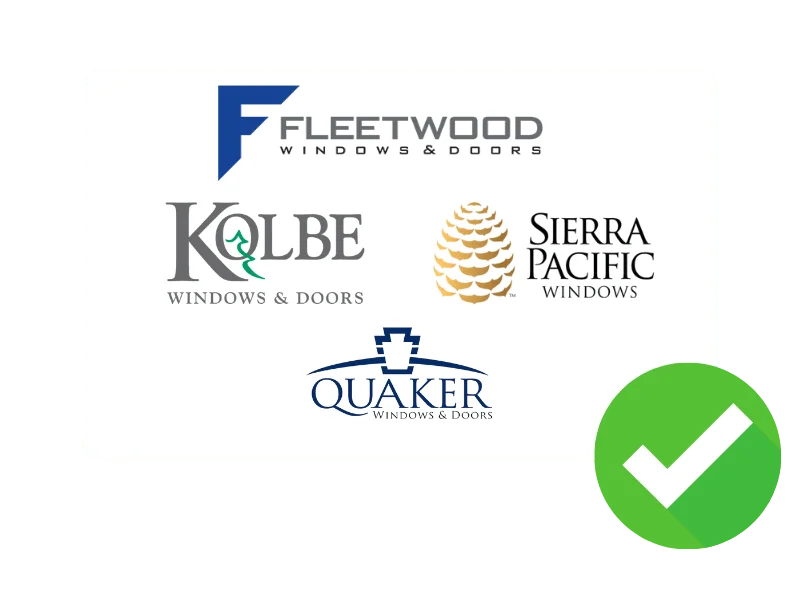 Fleetwood, Kolbe, Sierra Pacific, Quaker - The Install Company