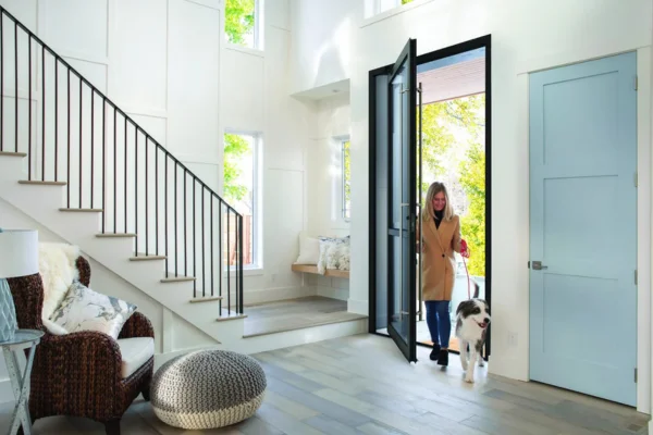 Front Entry Pivot Door Installation Design in Denver CO - The Install Company